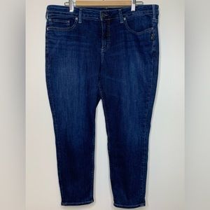 Silver Jeans Skinny Crop Size 18